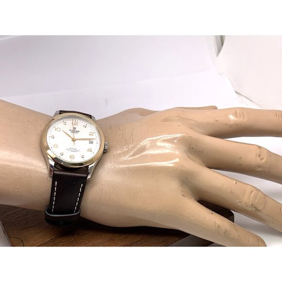 Tudor by Rolex Mens Watch 1926 M91451-0012 Swiss Automatic Diamond Two Tone 36mm - Picture 5 of 14